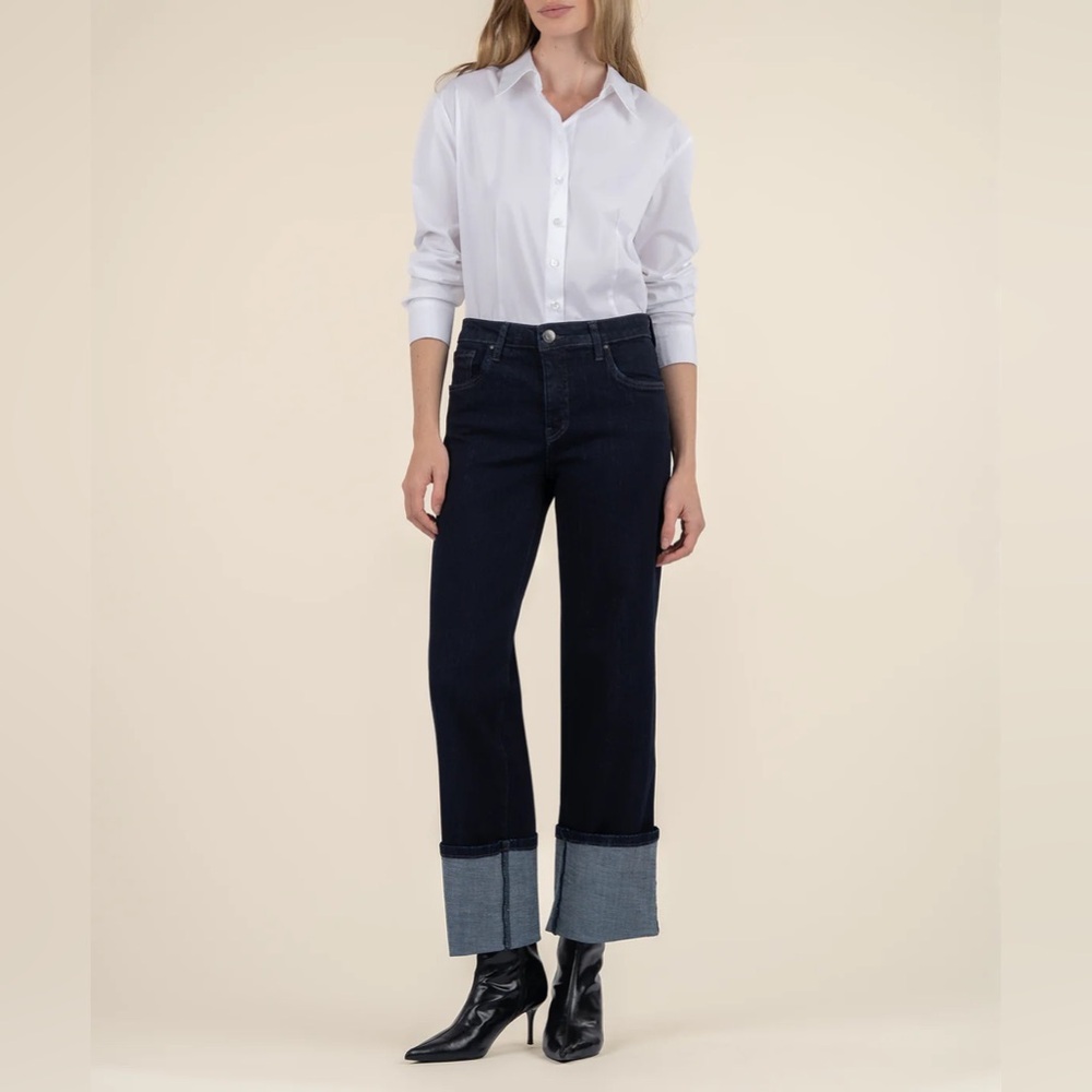 Kut from the Kloth Dark Blue Flare Jeans
